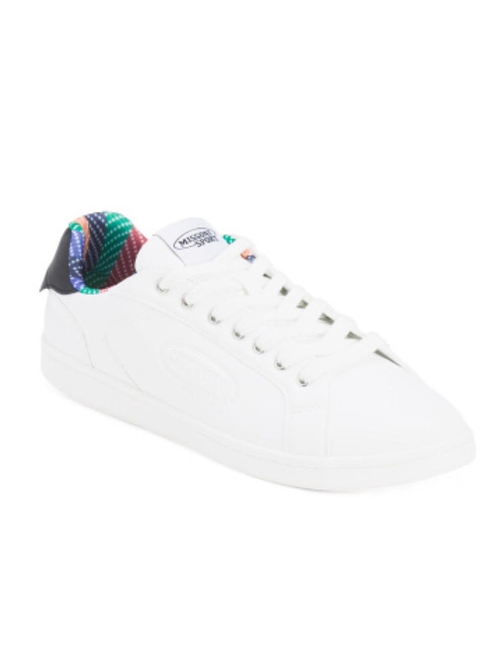 MISSONI White/Black Cassetta Pixel Sneakers